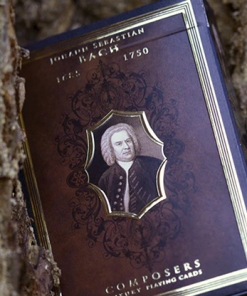 Johann Sebastian Bach (Composers) Playing Cards