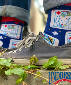 The Undressed Deck SOCKS  by Edi Rudo