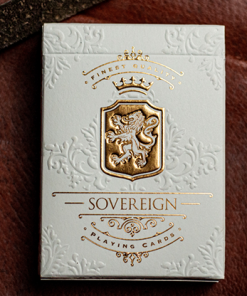 Sovereign (White) Exquisite Playing Cards by Jody Eklund