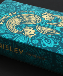 Paisley Royals (Teal) Playing Cards by Dutch Card House Company
