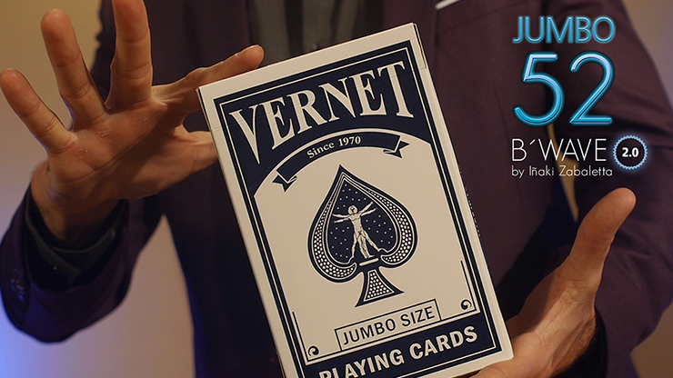 52 B Wave Jumbo 2.0 (Gimmicks and Online Instructions) by Vernet Magic - Trick 52 B Wave Jumbo 2.0 (Gimmicks and Online Instructions) by Vernet Magic - Trick