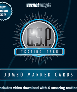 E.S.P. Jumbo Testing Cards (Gimmicks and Online Instructions) by Vernet Magic - Trick