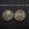 WASHINGTON SKULL HEAD COIN by Men Zi Magic WASHINGTON SKULL HEAD COIN by Men Zi Magic