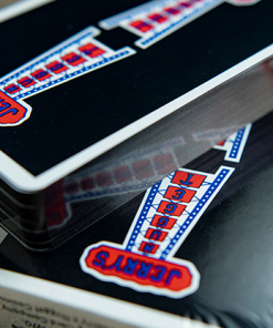 Gilded Vintage Feel Jerry's Nuggets (Black) Playing Cards