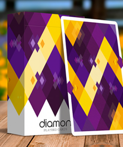 Diamon Playing Cards N° 14 Purple Star Playing Cards by Dutch Card House Company
