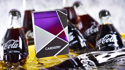 Purple Cardistry Playing Cards by BOCOPO