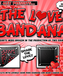 LOVE BANDANA by Lee Alex - Trick