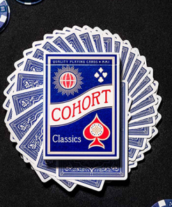 Blue Cohorts (Luxury-pressed E7) Playing Cards