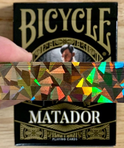 Bicycle Matador (Black Gilded) Playing Cards