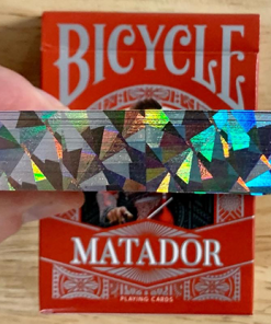 Bicycle Matador (Red Gilded) Playing Cards
