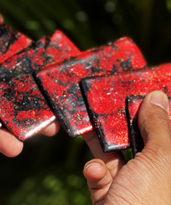 Stardust - Retro Trainers (Red Flake) by Magic Encarta - Trick