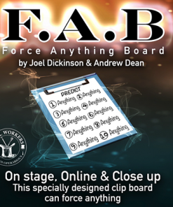 FAB BOARD A4/BLUE (Gimmicks and Online Instruction) by Joel Dickinson & Andrew Dean - Trick