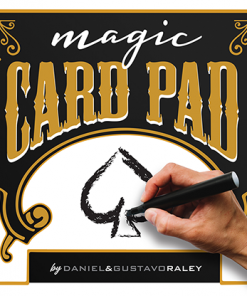 CARD PAD RED (Gimmicks and Online Instructions) by Daniel & Gustavo Raley - Trick