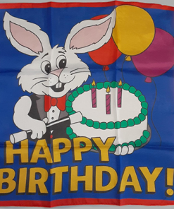 Happy Birthday Silk (36 in) by Ginn and Goshman