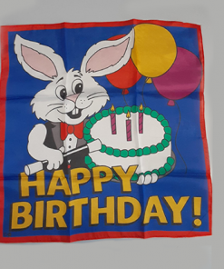 Happy Birthday Silk (18 in) by Ginn and Goshman