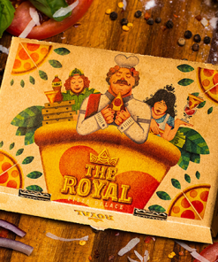 The Royal Pizza Palace Playing Cards Set by Riffle Shuffle