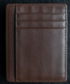 Limited Edition Shadow Wallet Bourbon Tan Leather (Gimmick and Online Instructions) by Dee Christopher and 1914 - Trick
