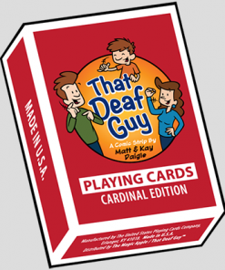 That Deaf Guy RED Cardinal Edition Playing Cards