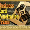 Business Card Penetration Frame Business Card Penetration Frame