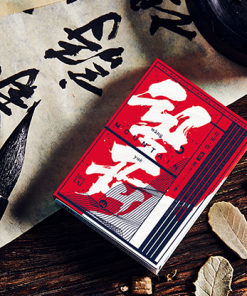 Mountain Wang Yue (Red) Playing Cards by Bocopo