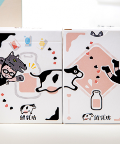 Pure Milk Playing Cards by Hanson Chien