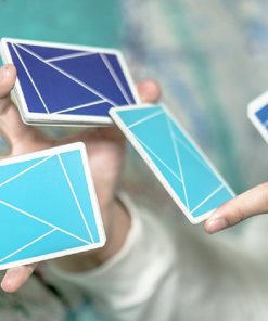 Flexible Gradients Blue Playing Cards by TCC