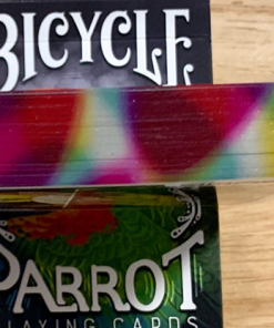 Gilded Bicycle Parrot Playing Cards