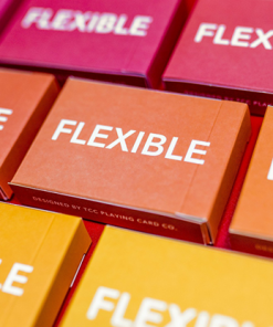 Flexible Gradients Orange Playing Cards by TCC