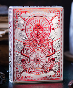 INFINITUM (Ghost White) Playing Cards