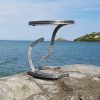 Luna Tensegrity Stand (silver) - Retro Rocketeers