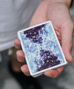 Fluid Art Blue (Cardistry Edition) Playing Cards
