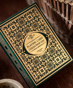 Gilded Limited Edition 2020 National Playing Card Deck Pandora's Box (Green & Gold) (Disease) by Seasons Playing Card
