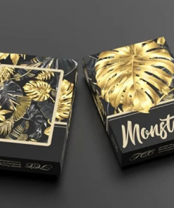 Monstera (Black) Playing Cards by TCC Presents