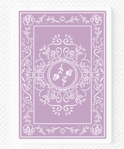 Black Roses Lavender (Marked) Edition Playing Cards