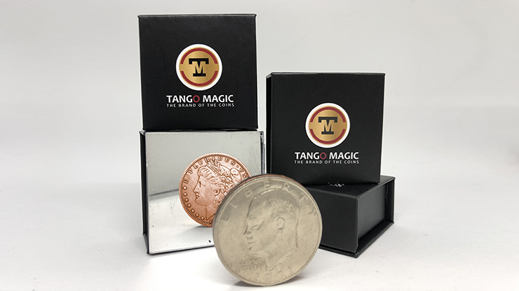 Copper Morgan Copper and Silver (Gimmicks and Online Instructions) by Tango Magic - Trick Copper Morgan Copper and Silver (Gimmicks and Online Instructions) by Tango Magic - Trick