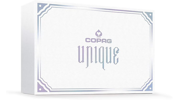 Copag Unique Plastic Playing Cards Poker Size Regular Index Black and Gold Double-Deck Set Copag Unique Plastic Playing Cards Poker Size Regular Index Black and Gold Double-Deck Set