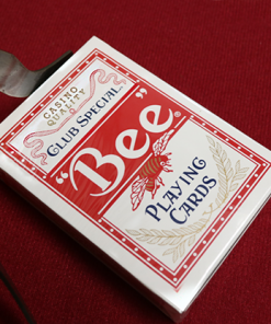Bee Lotus Casino Grade (Red) Playing Cards