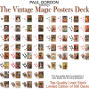 Vintage Magic Posters Deck from Paul Gordon - Trick