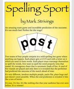 SPELLING SPORT STAGE by Mark Strivings - Trick