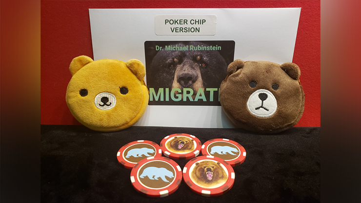 MIGRATE POKER CHIP by Dr. Michael Rubinstein - Trick MIGRATE POKER CHIP by Dr. Michael Rubinstein - Trick