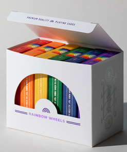 DKNG Rainbow Wheels (6 Seater Box Set) Playing Cards by Art of Play