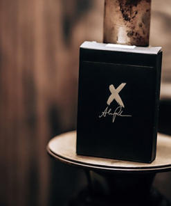 X Deck (Black) Playing Cards by Alex Pandrea