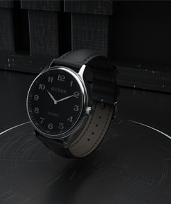 Infinity Watch V3 - Silver Case Black Dial / PEN Version (Gimmick and Online Instructions) by Bluether Magic - Trick