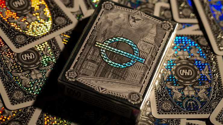 London Diffractor Silver Playing Cards London Diffractor Silver Playing Cards