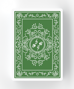 BLACK ROSES IMMERGRÜN Playing Cards