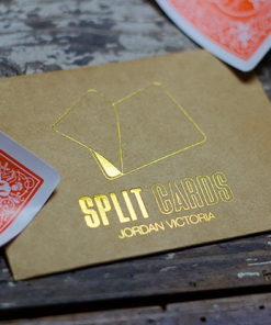 COLORED Split Cards 10 ct. (Orange) by PCTC - Trick