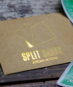 COLORED Split Cards 10 ct. (Green) by PCTC - Trick