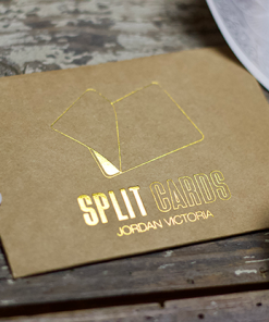 COLORED Split Cards 10 ct. (Silver) by PCTC - Trick