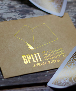 COLORED Split Cards 10 ct. (Gold) by PCTC - Trick