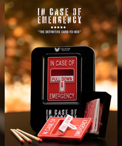 In Case of Emergency (Gimmicks and Online Instructions) by Adam Wilber and Vulpine - Trick